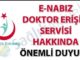 E-Nabız doktor erişimi