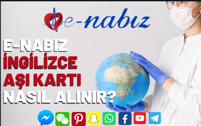 E NABIZ İNGİLİZCE AŞI KARTI